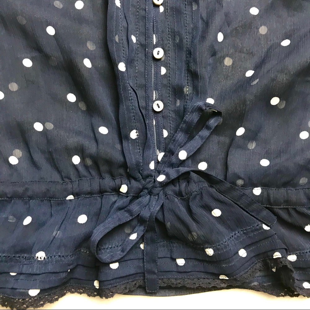 A&F | Polka Dot Ruffle Top - Picture 6 of 6